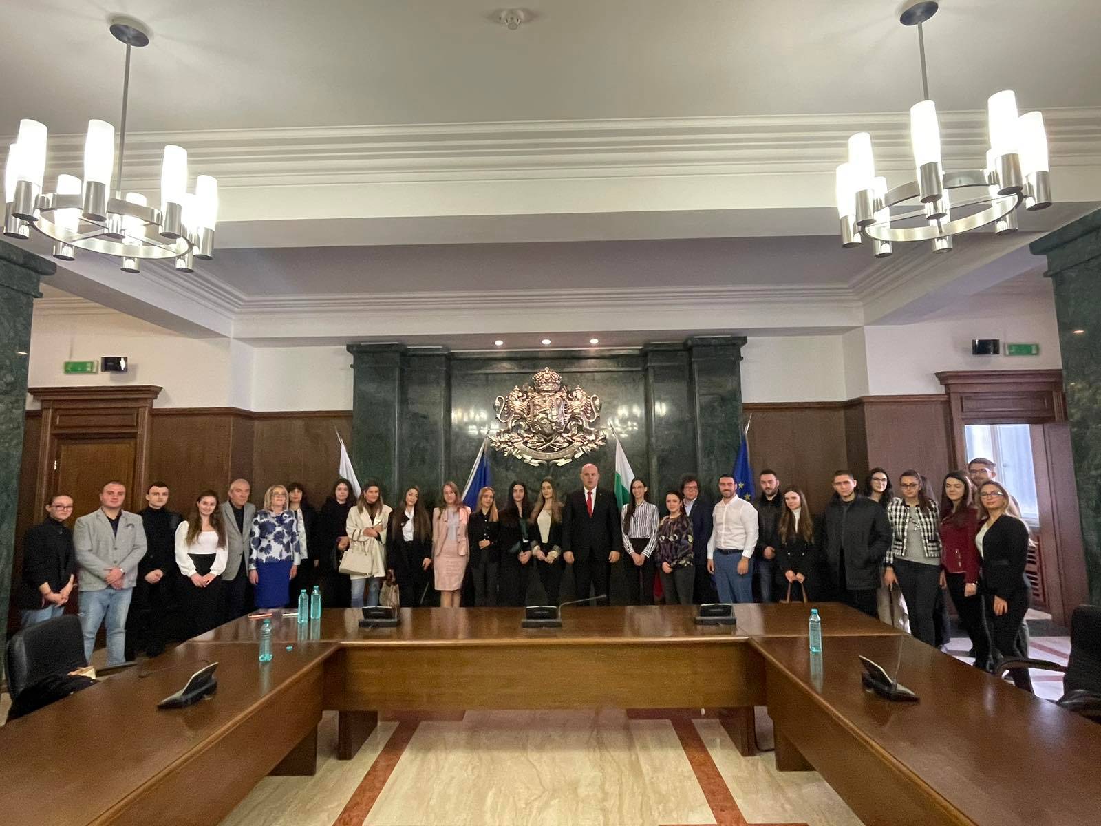  Главният прокурор Иван Гешев пред студенти от кръжока по наказателно право 